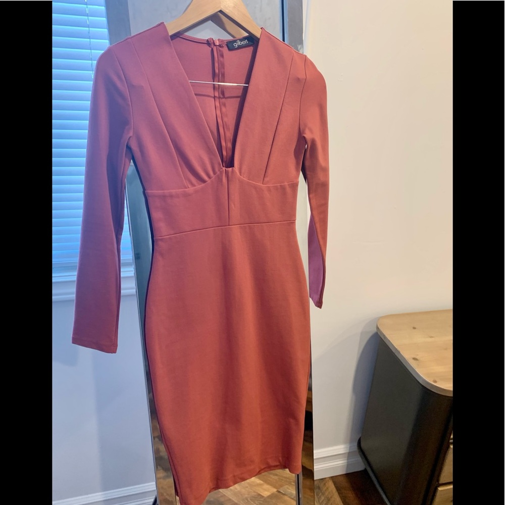 Peachy- Pink Mini Dress